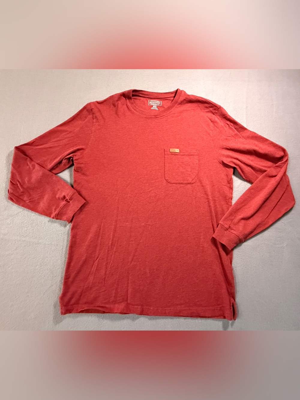 Pendleton Red Long Sleeve Pocket Tee - Men